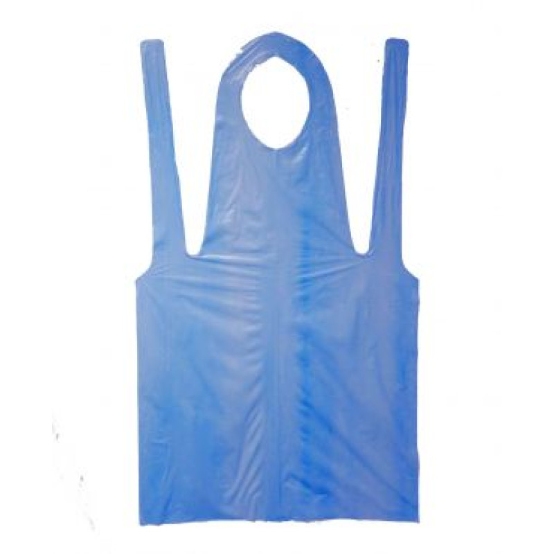 Disposable Apron PE Blue 