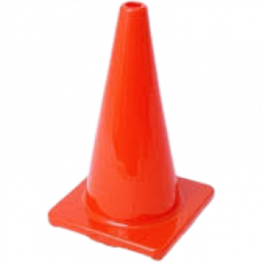 Road Cone 300mm Orange Soft PVC