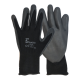 Bayaan Black PU Nylon Interlock Liner Knit Wrist Glove