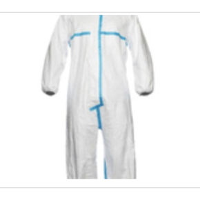 Microporous Laminated Overall with Blue Strip L