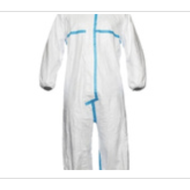 Microporous Laminated Overall with Blue Strip XXL