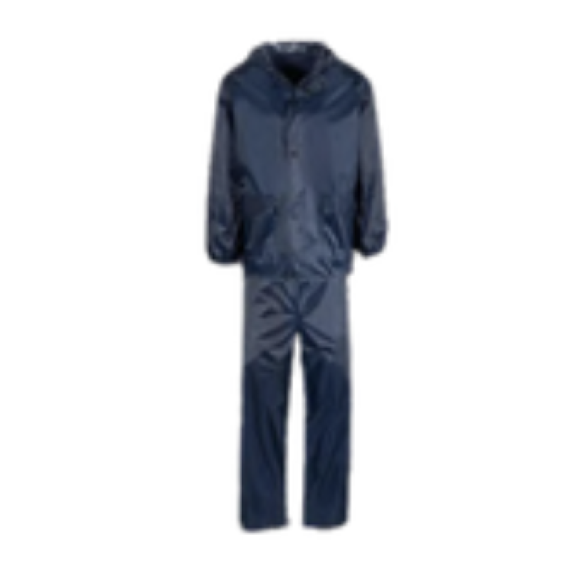 Navy PVC Rain Suit Heavy Duty 