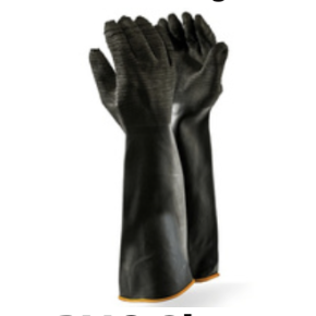 Rubber Rough Palm Shoulder Length Glove 
