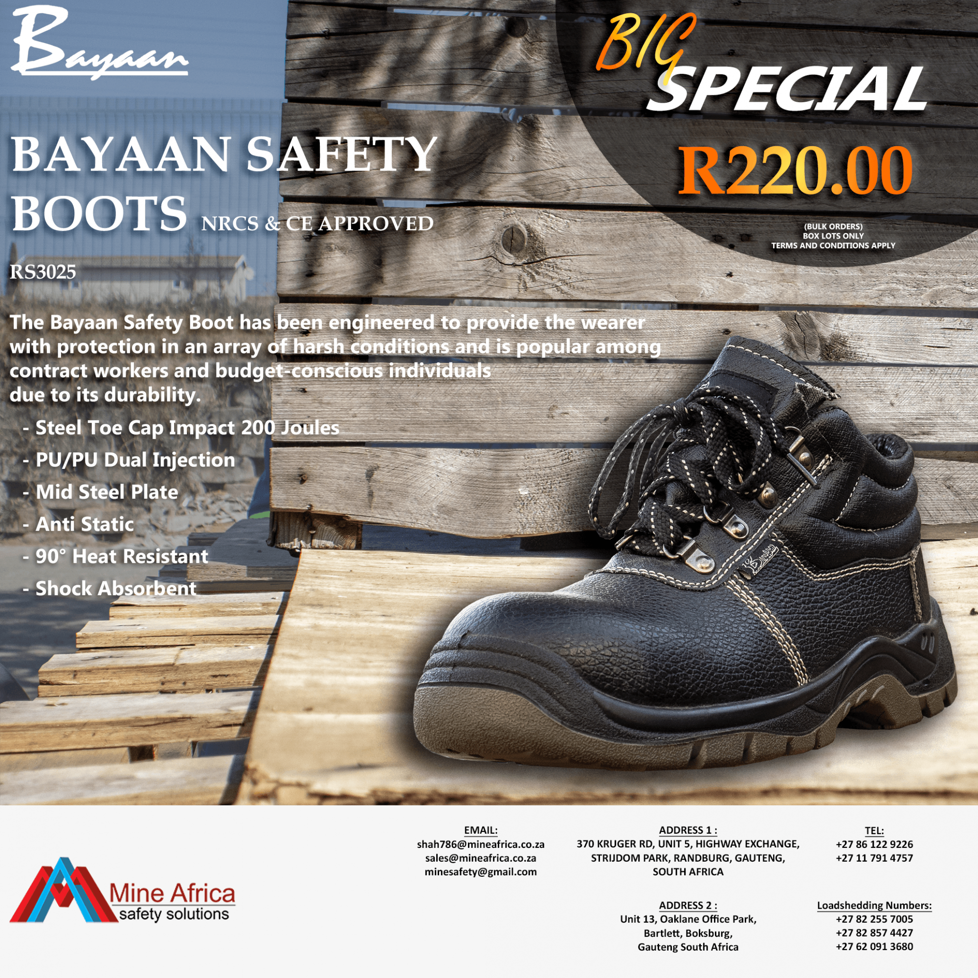 Bayaan Safety Boot