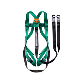 BOVA Standard Harness Featuring, DBL Leg Lanyard with Snap Hooks and Standing Step