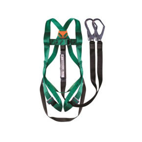 BOVA Standard Harness Featuring, DBL Leg Lanyard with Scaffolding Hooks and Standing Step