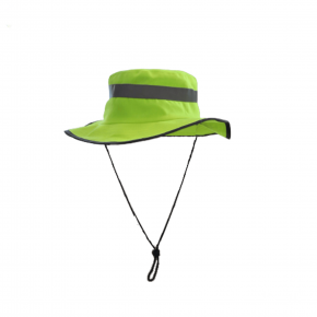 Bayaan Lime Cricket Hat With Reflective Tape