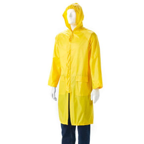 Yellow Rubberized Rain Coat  