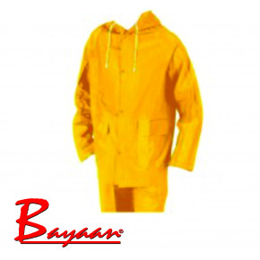 Bayaan Yellow Pvc Rain Suit