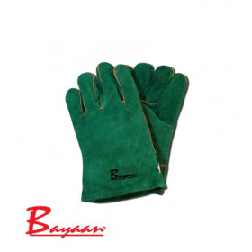 Green Lined Wrist Welding Glove